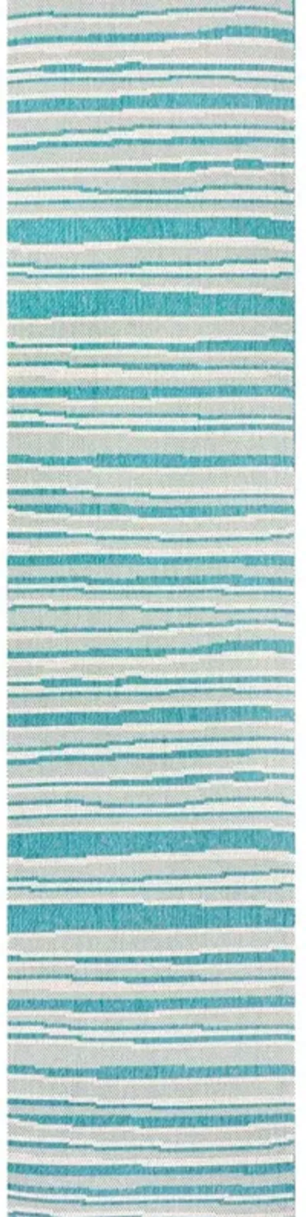 Castara Wavy Stripe Modern Indoor/Outdoor Area Rug
