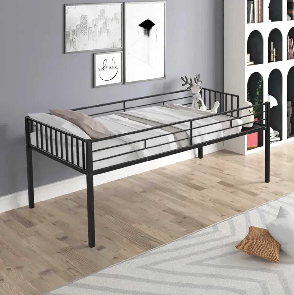 Triple Twin Bunk Bed, Can Be Separated Into 3 Twin Beds