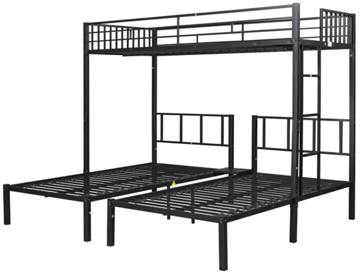 Triple Twin Bunk Bed, Can Be Separated Into 3 Twin Beds