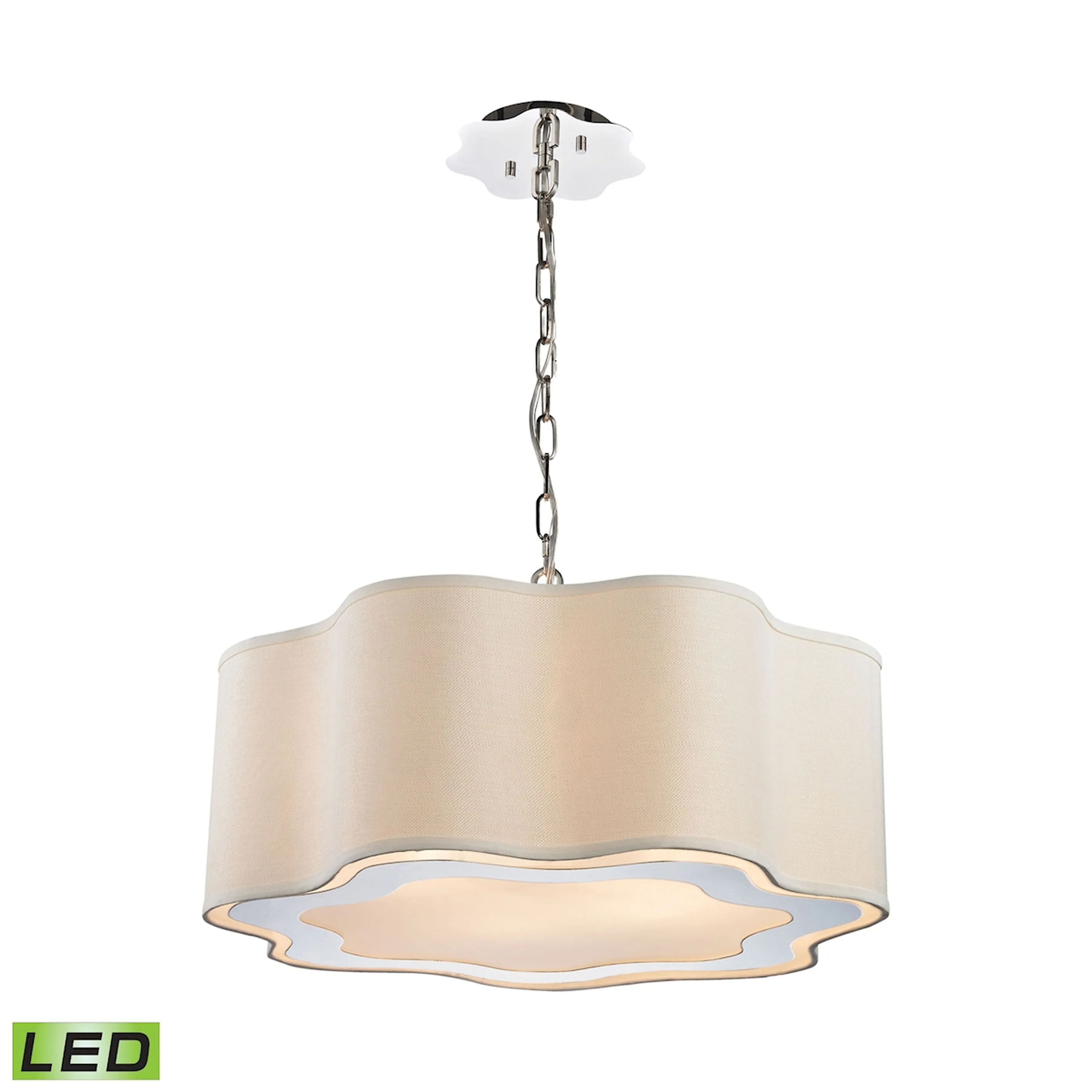 Villoy 24" Wide 6-Light LED Pendant