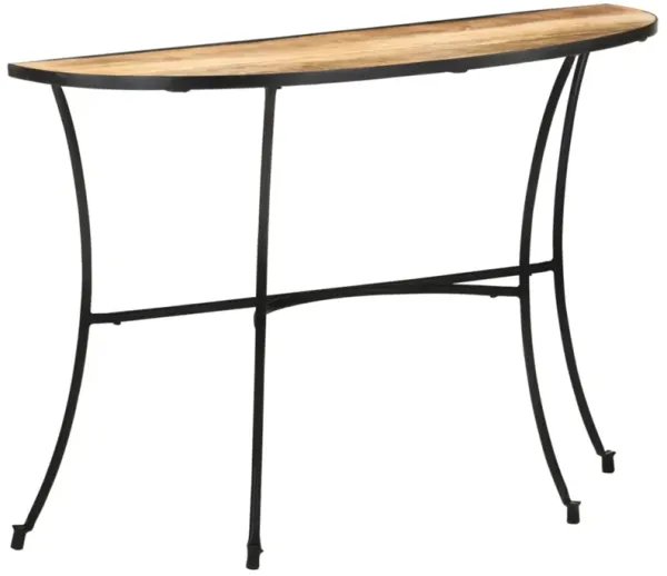 vidaXL Side Table 43.3"x15.7"x30.3" Solid Mango Wood