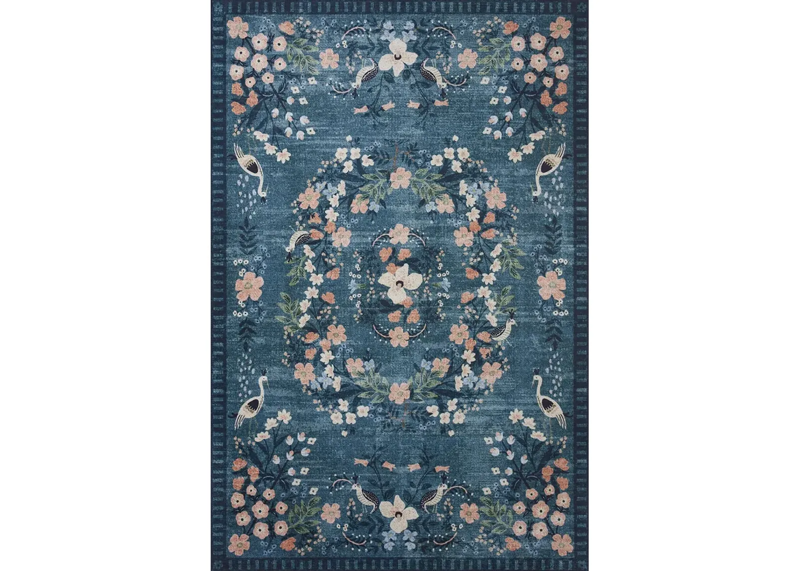 Palais PAL03 Teal 7'6" x 9'6" Rug