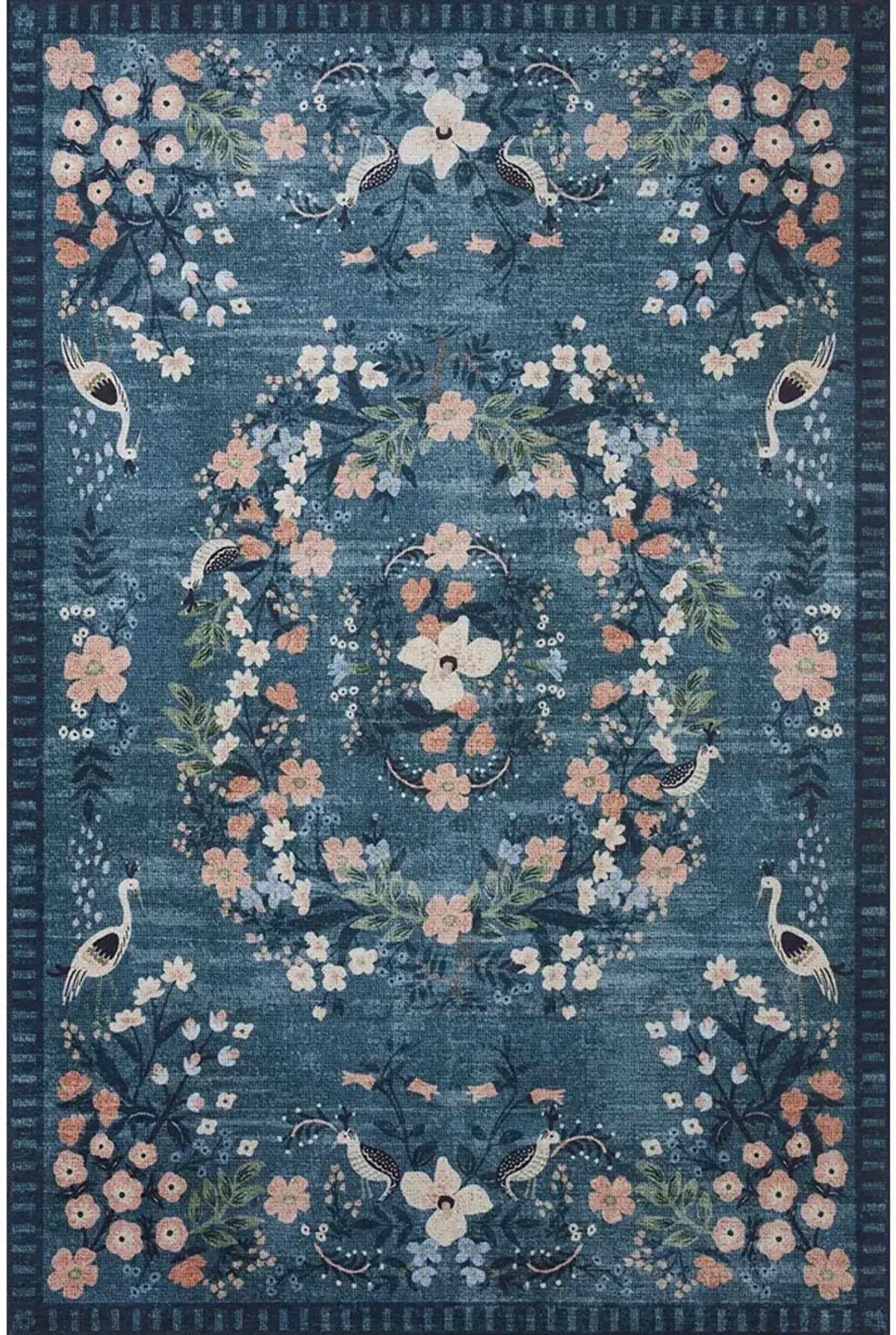 Palais PAL03 Teal 7'6" x 9'6" Rug