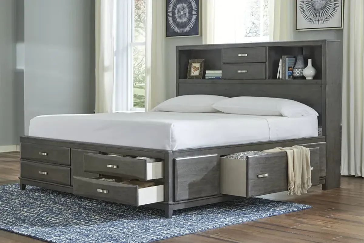 King Storage Bed w/8 Drawers