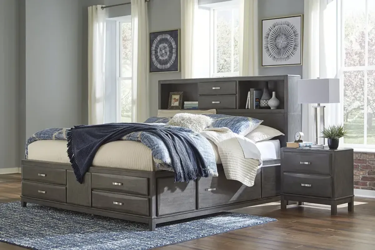 King Storage Bed w/8 Drawers