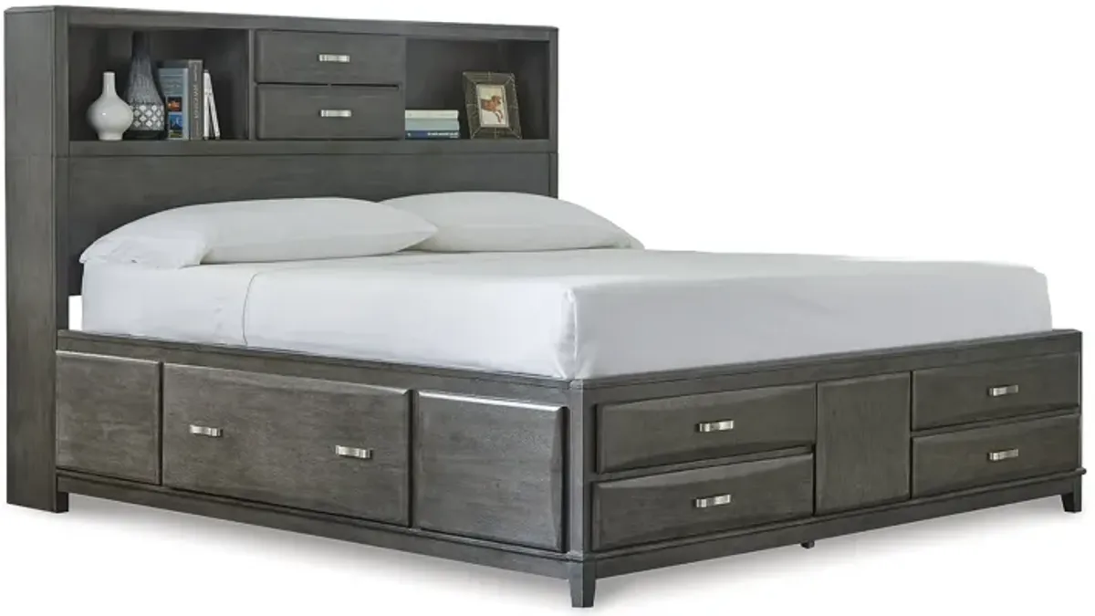 King Storage Bed w/8 Drawers