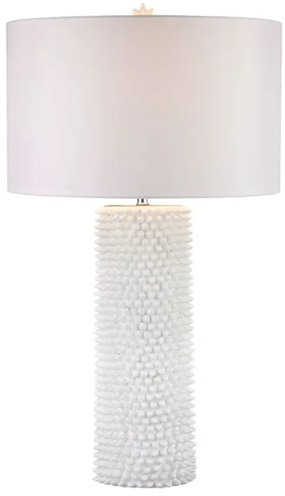 Punk 30'' High White Table Lamp