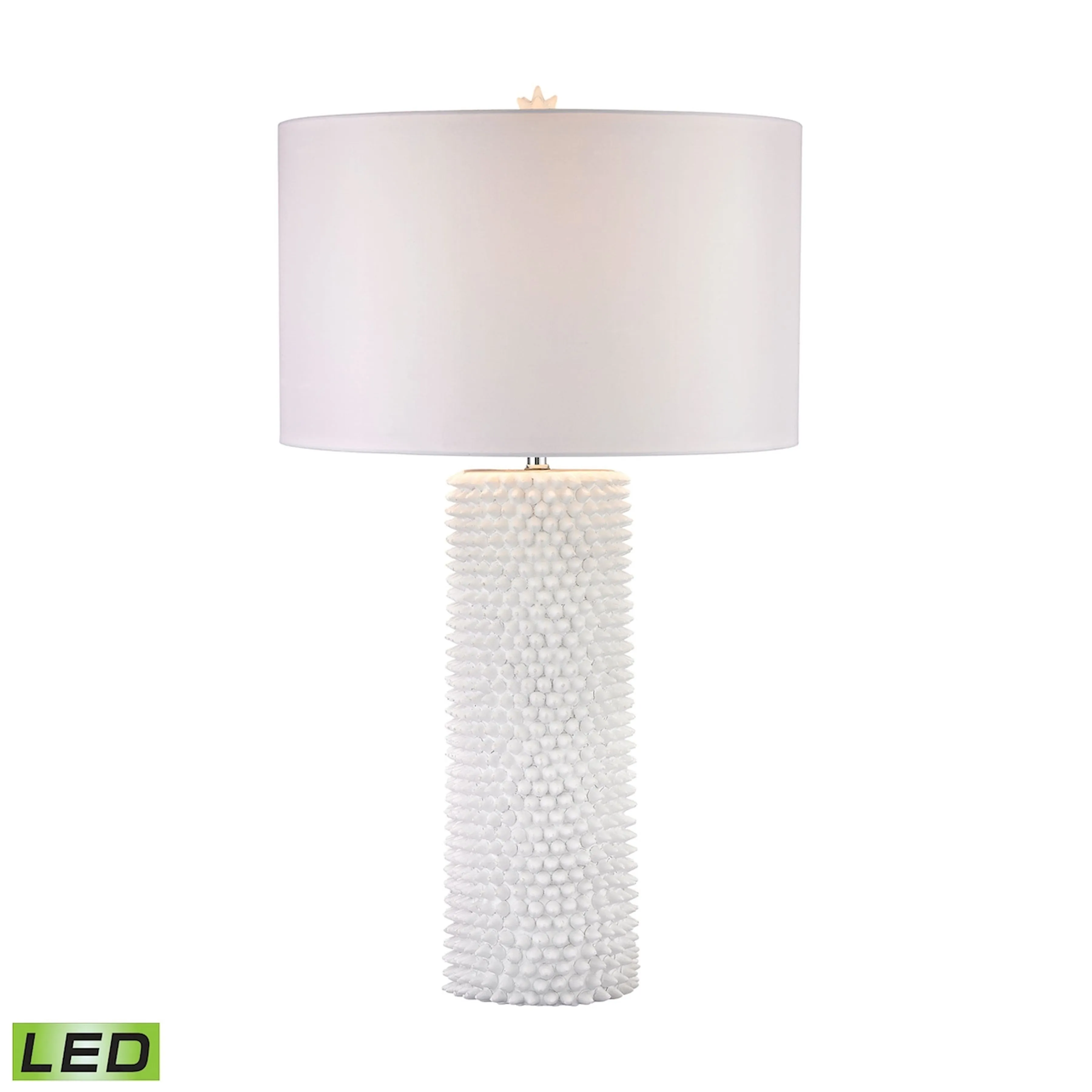 Punk 30'' High White Table Lamp