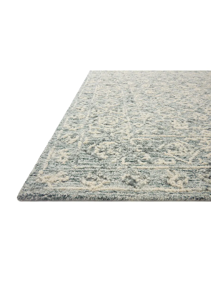 Cecelia CEC01 Ocean/Ivory 7'9" x 9'9" Rug