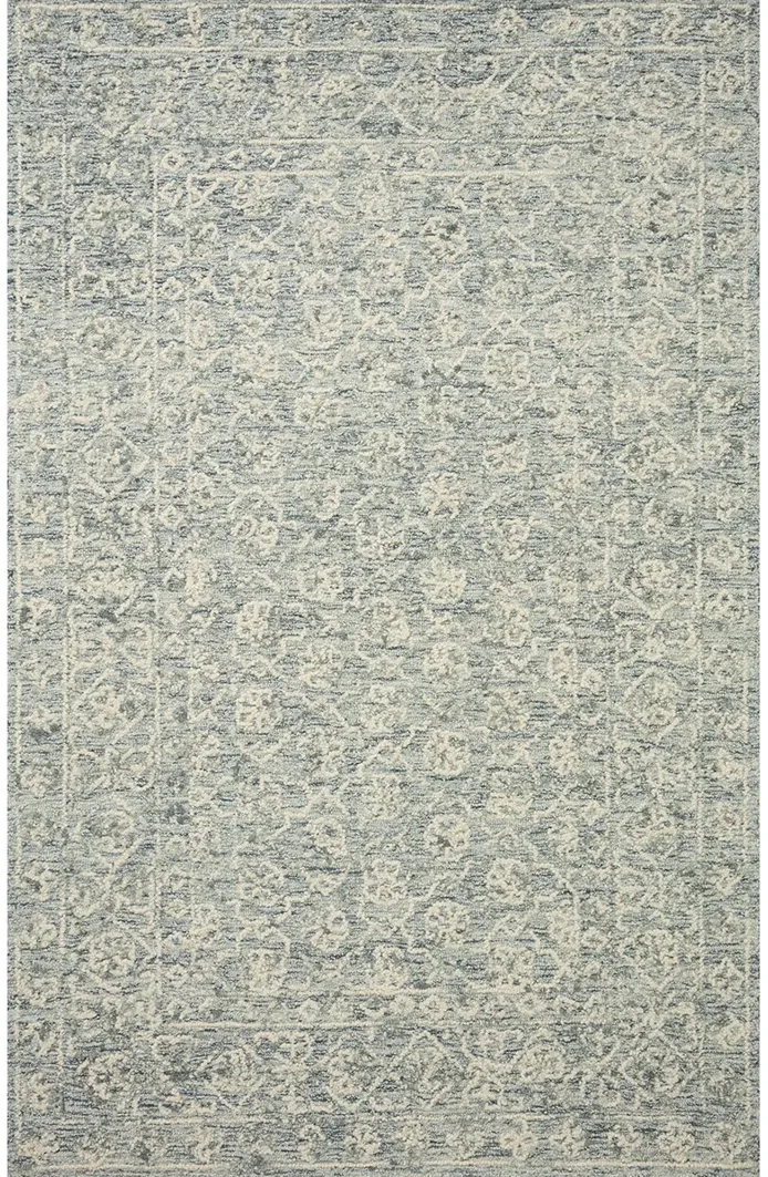 Cecelia CEC01 Ocean/Ivory 7'9" x 9'9" Rug