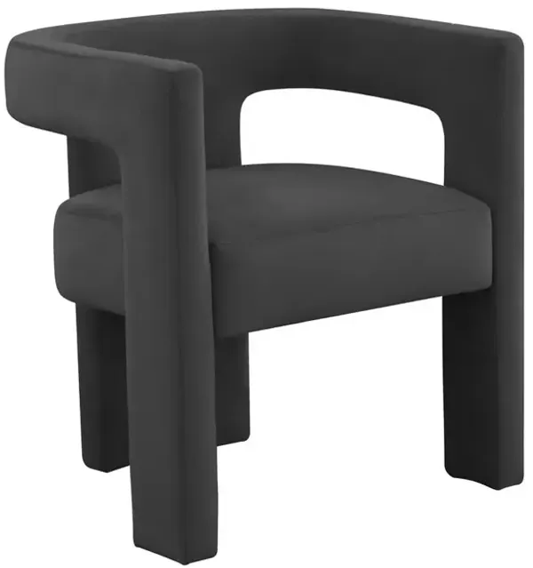 Belen Kox Sculptural Velvet Accent Chair, Belen Kox