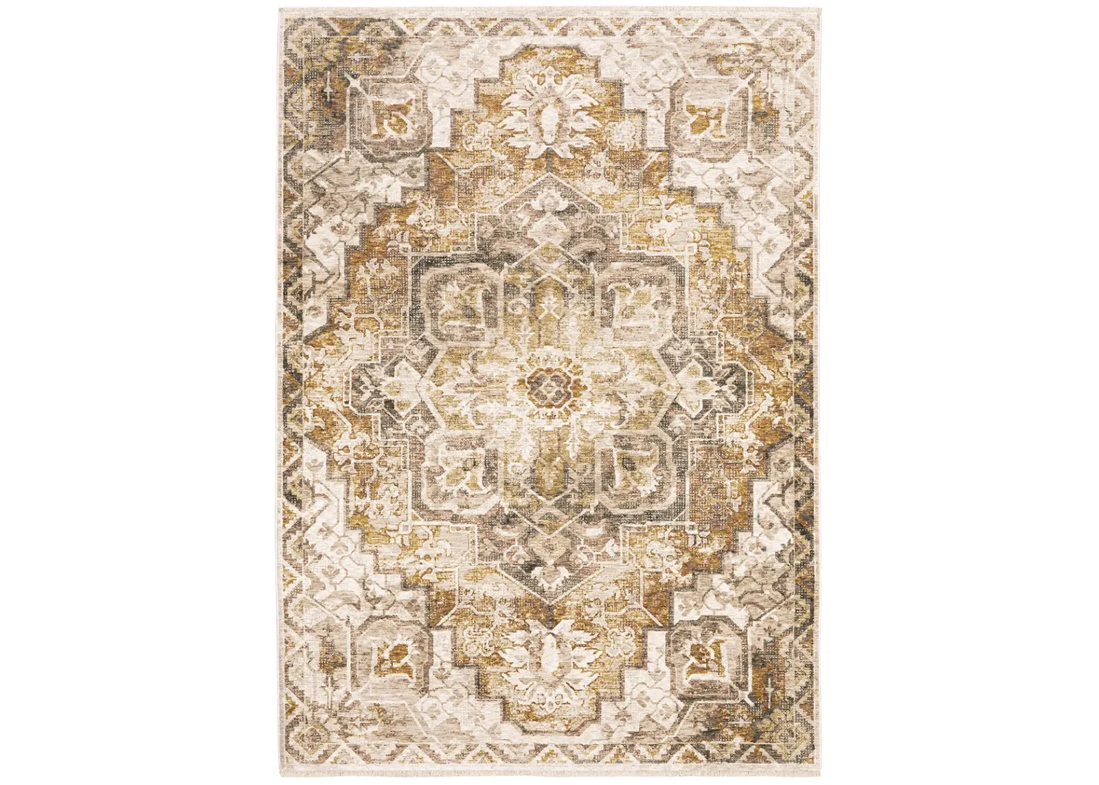 Maharaja 7'10" x 10'10" Gold Rug