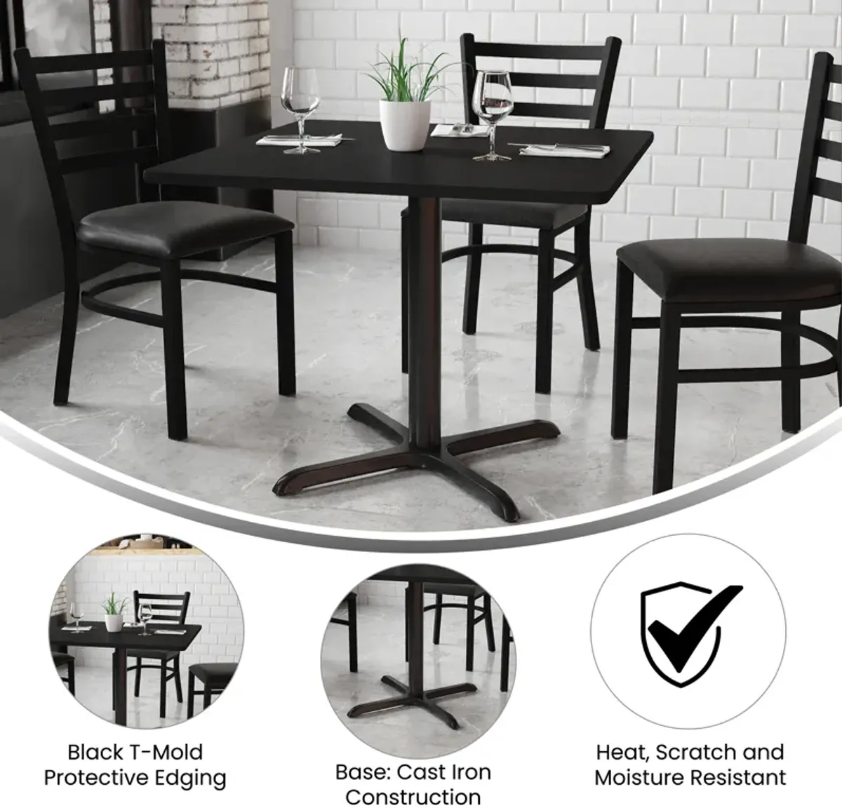 Restaurant Dining Table and Bases