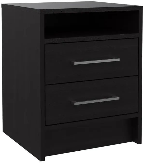 Leyva Nightstand Black Wengue