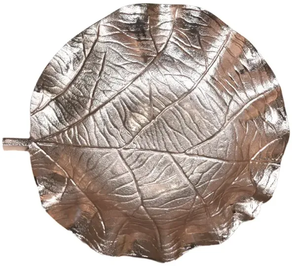 Handmade Decorative Gold Color Coated 4.72 x 4.52 x 1.18 Inches Aluminium Tray 052AB BBH Home's
