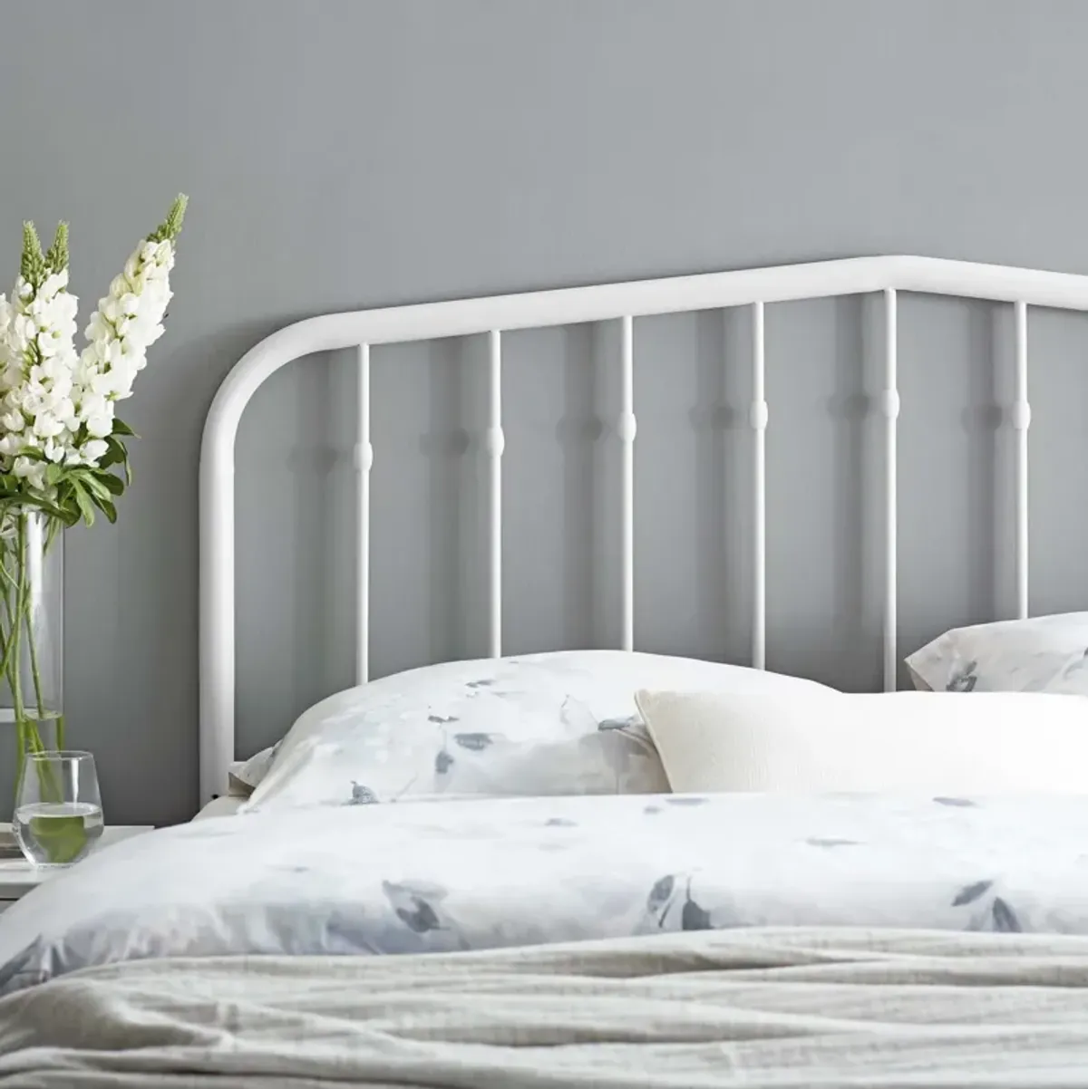 Modway - Lennon King Metal Headboard