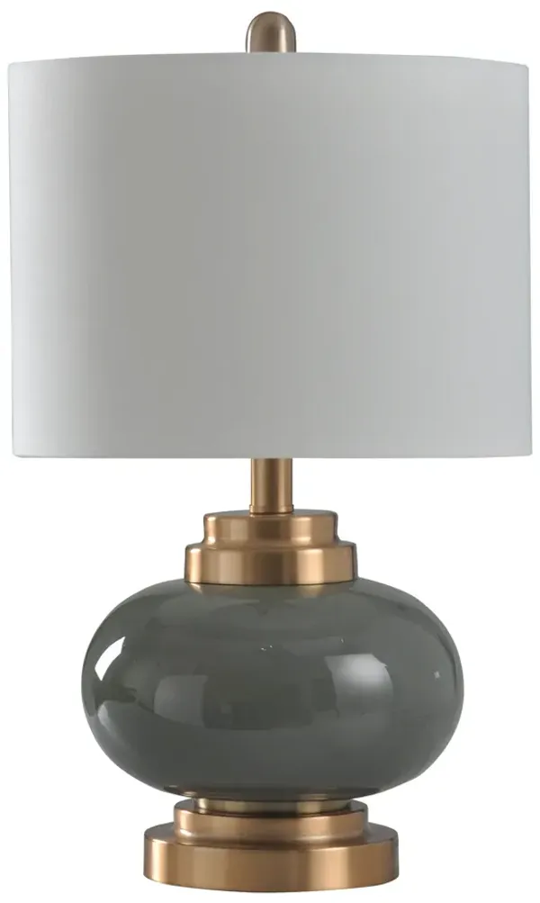 Copper & Gray Table Lamp Small