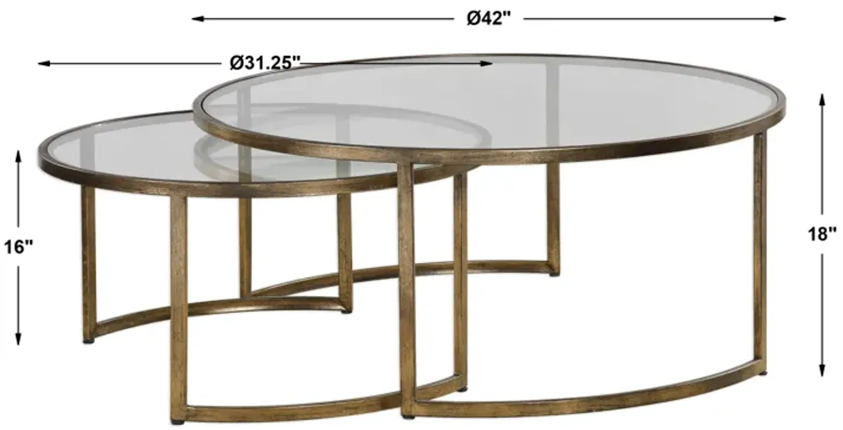 Rhea Nested Coffee Tables (Set of 2)