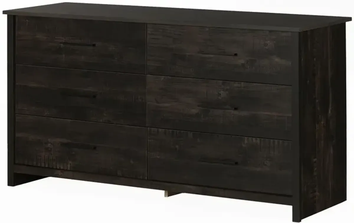 Fernley Double Dresser, Rubbed Black