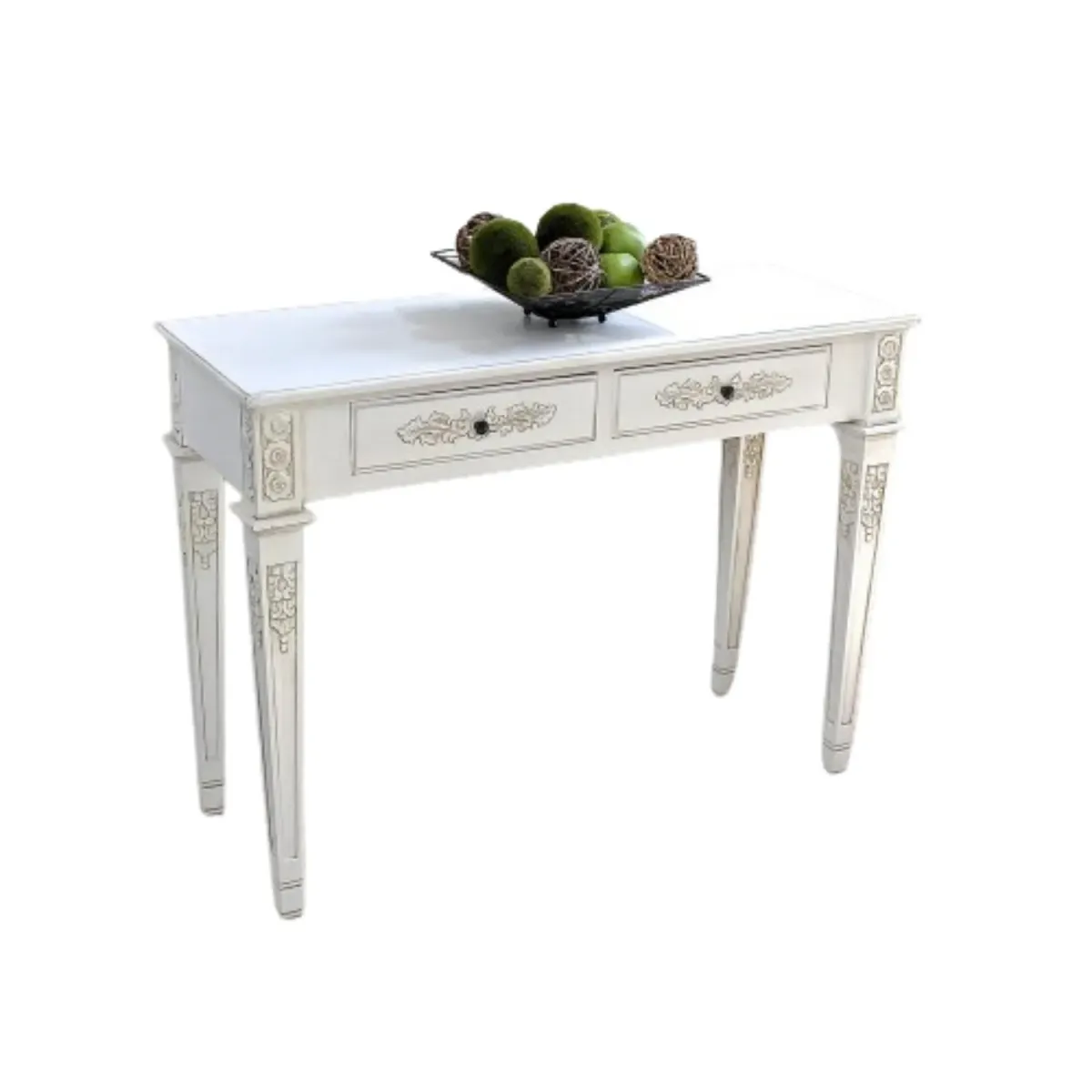 Windsor Two Drawer Rectangular Console Table