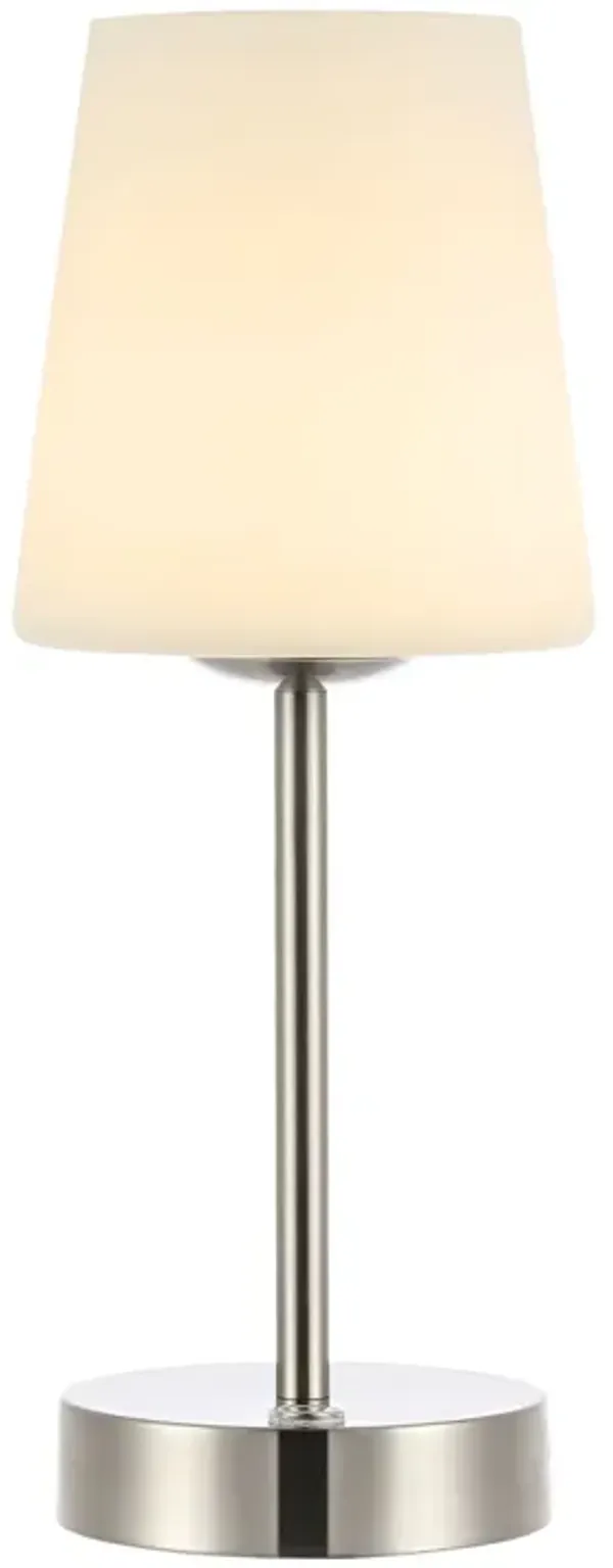 Carson Modern Minimalist Iron Rechargeable Integrated LED Table Lamp
