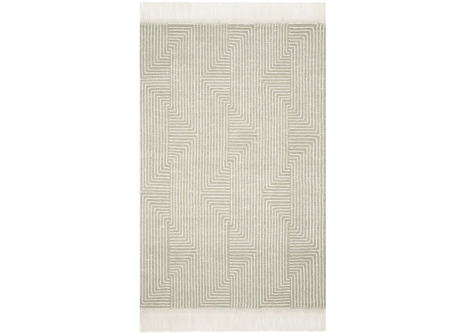 Newton NET04 Sage/Ivory 3'6" x 5'6" Rug