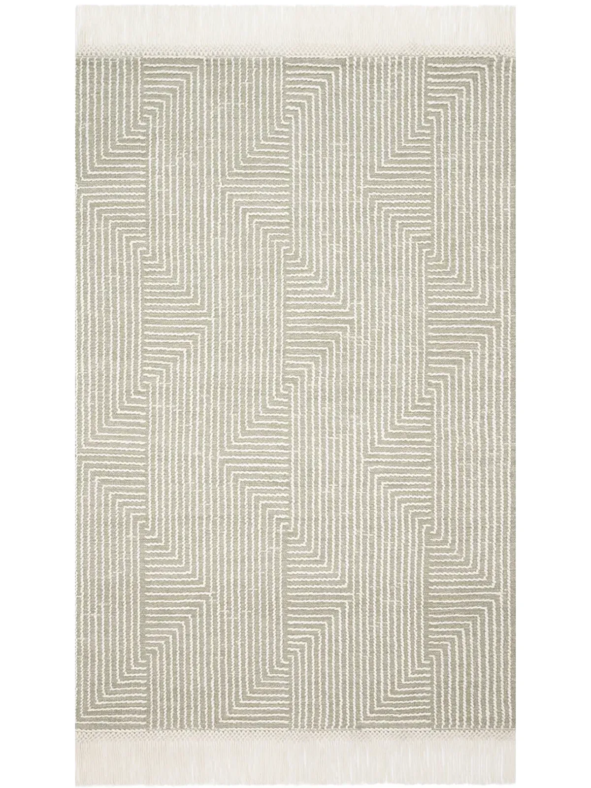 Newton NET04 Sage/Ivory 3'6" x 5'6" Rug