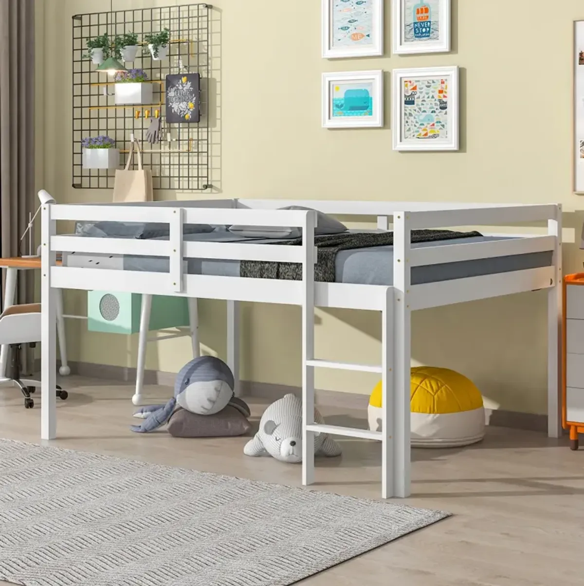 Full Loft Bed for Home or Office Use