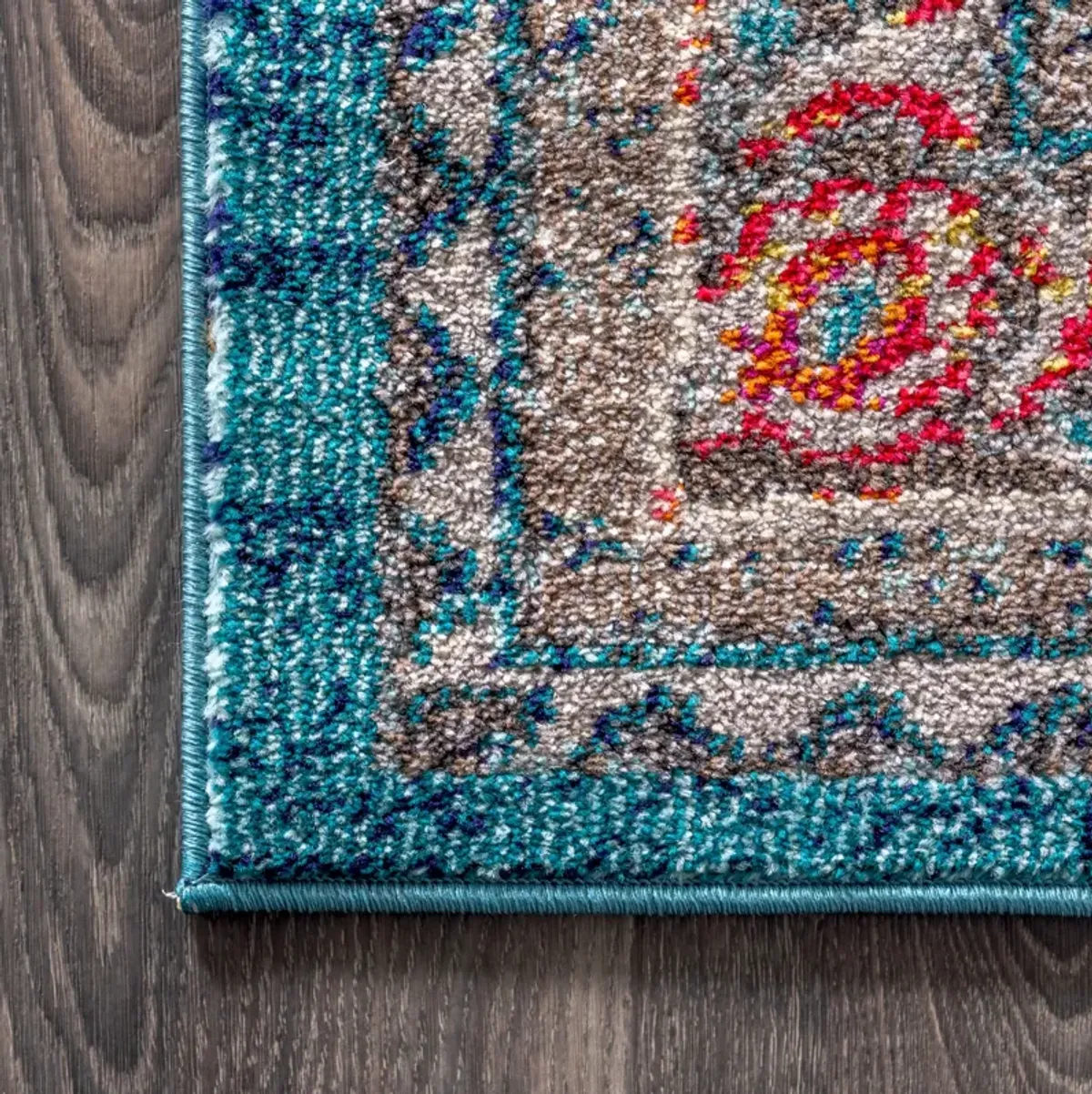 Kristina Bohemian Flair Boho Vintage Medallion Area Rug