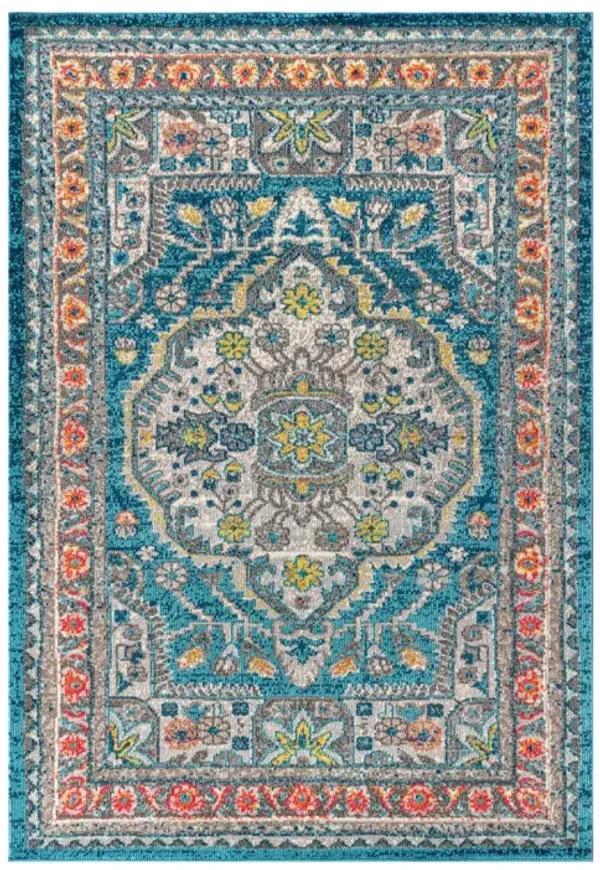 Kristina Bohemian Flair Boho Vintage Medallion Area Rug