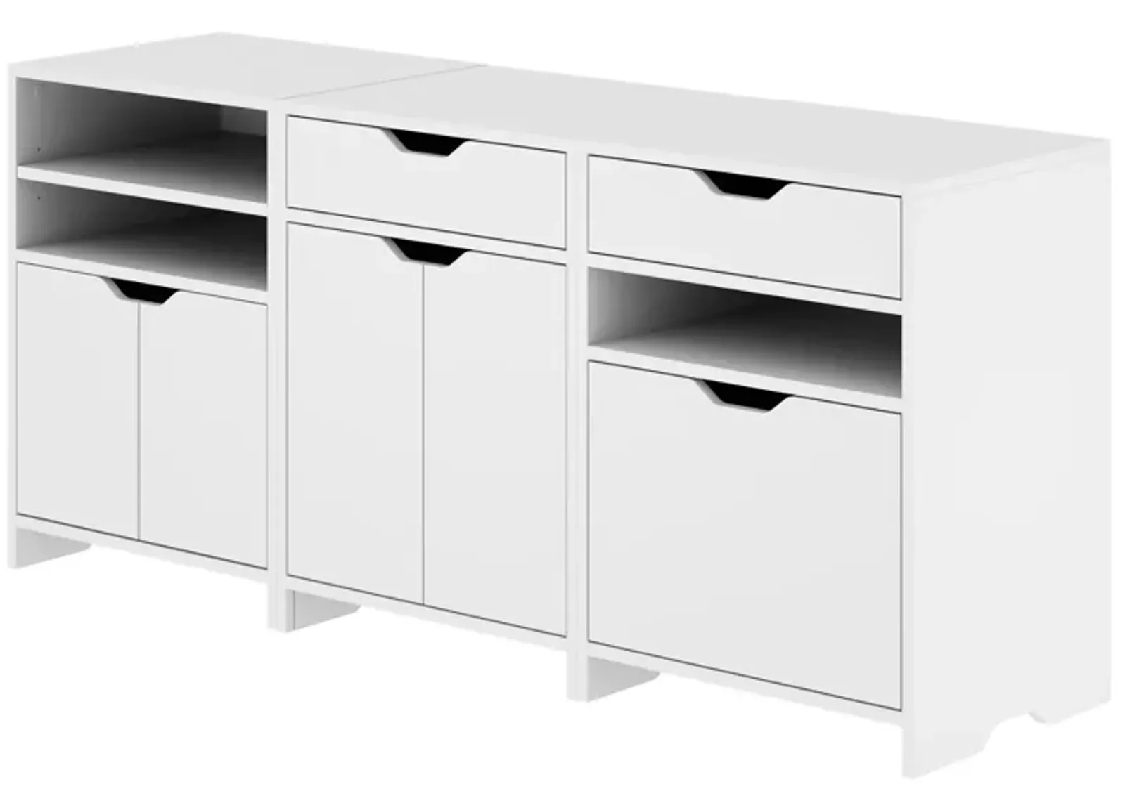 Winsome Wood Nova Storage Cabinet, White