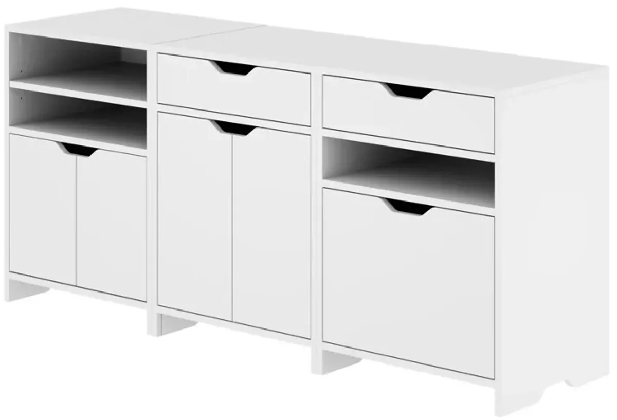 Winsome Wood Nova Storage Cabinet, White