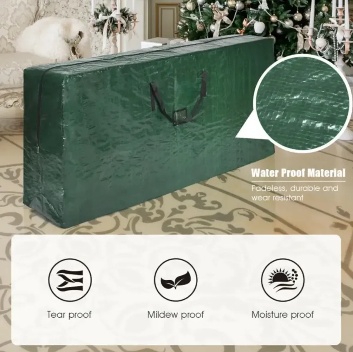 Hivvago Christmas Tree PE Storage Bag for 9 Feet Artificial Tree