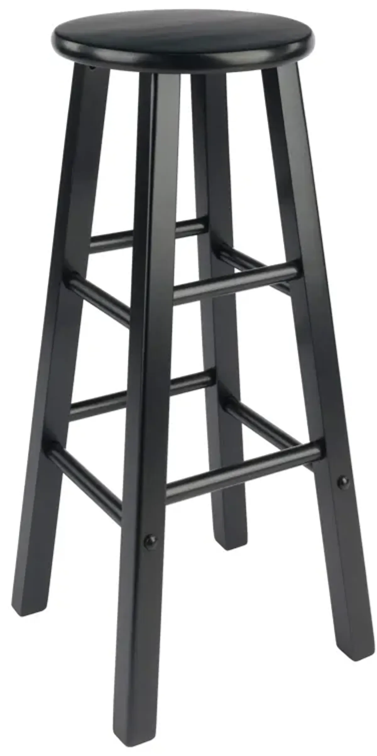 Element 2-Pc Bar Stool Set, Black