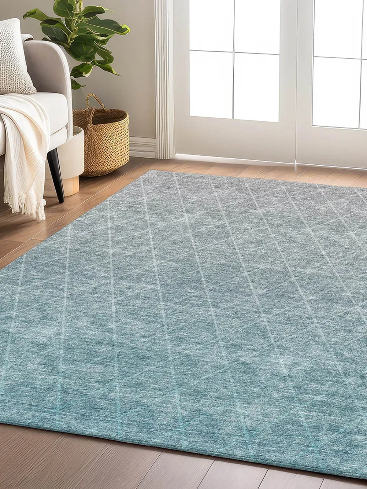 Lazio LZ2 Teal 20" x 30" Rug