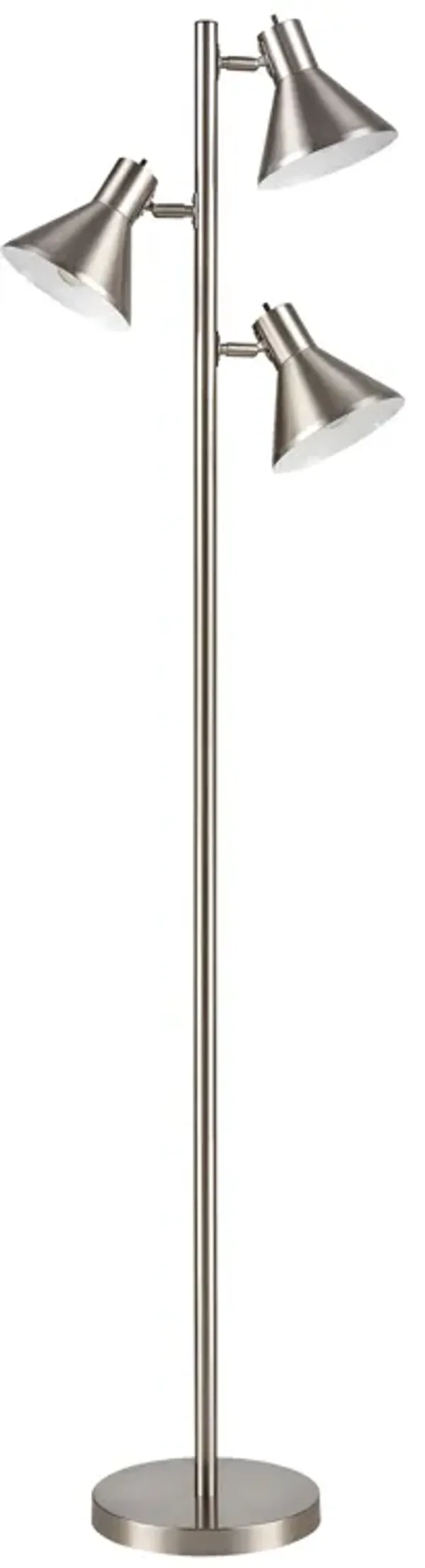 Loman 65'' High 3-Light Floor Lamp