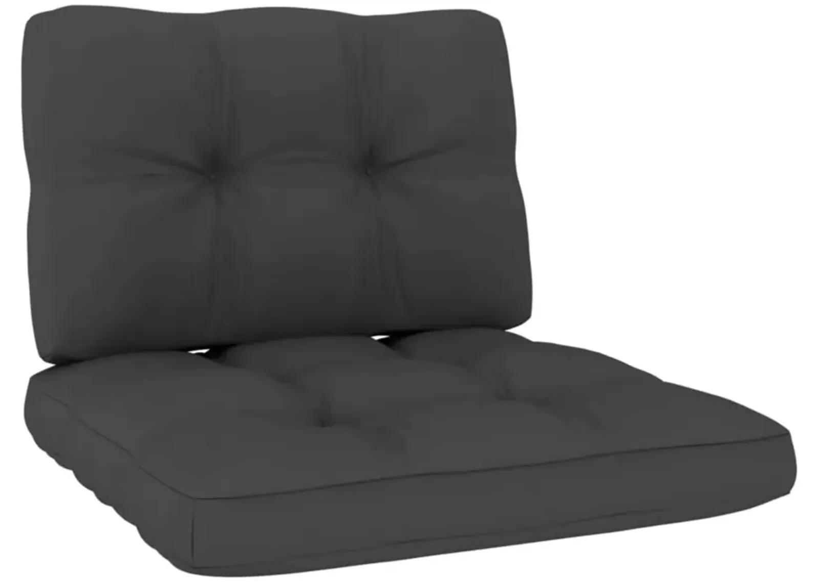 vidaXL Pallet Sofa Cushions 2 pcs Anthracite