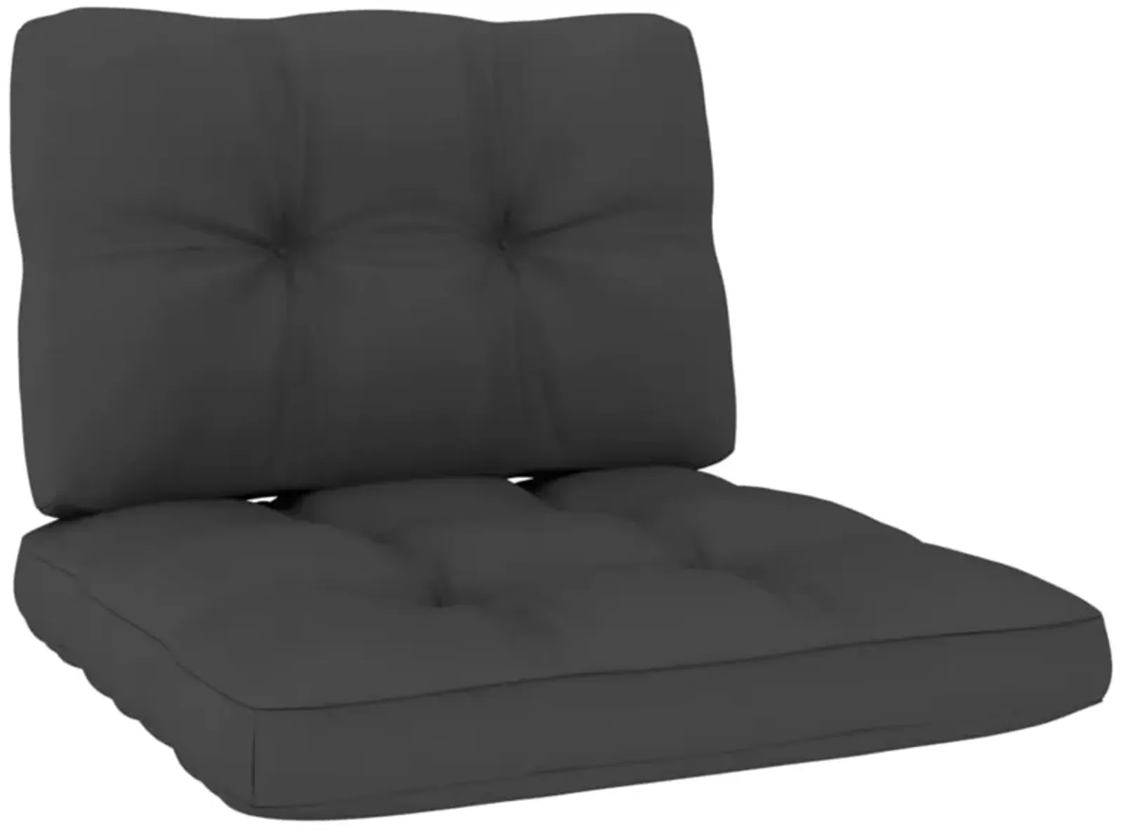 vidaXL Pallet Sofa Cushions 2 pcs Anthracite