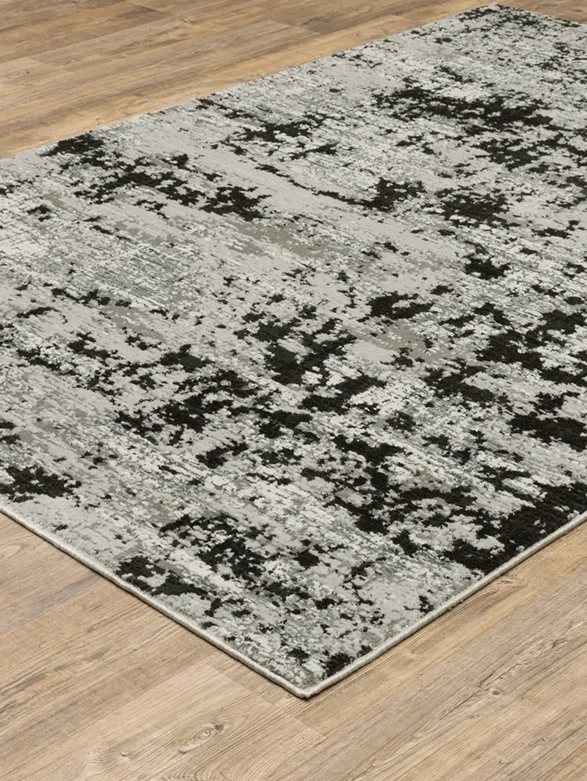 Caravan 2'3" x 7'6" Grey Rug