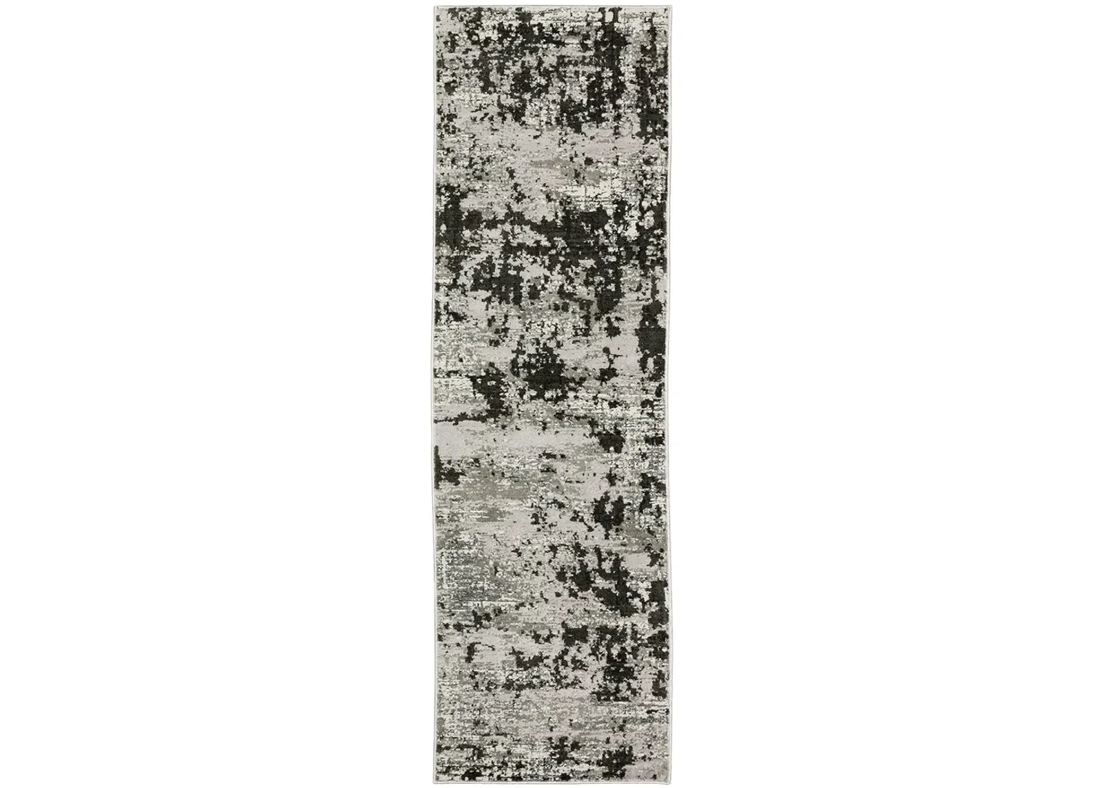 Caravan 2'3" x 7'6" Grey Rug