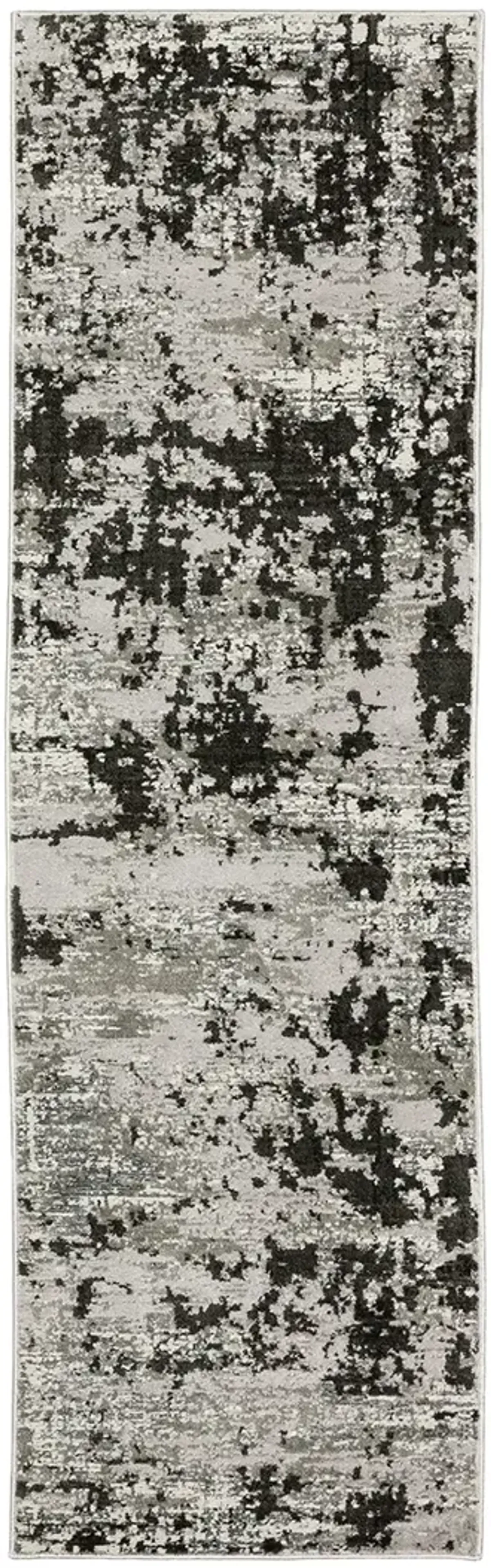 Caravan 2'3" x 7'6" Grey Rug