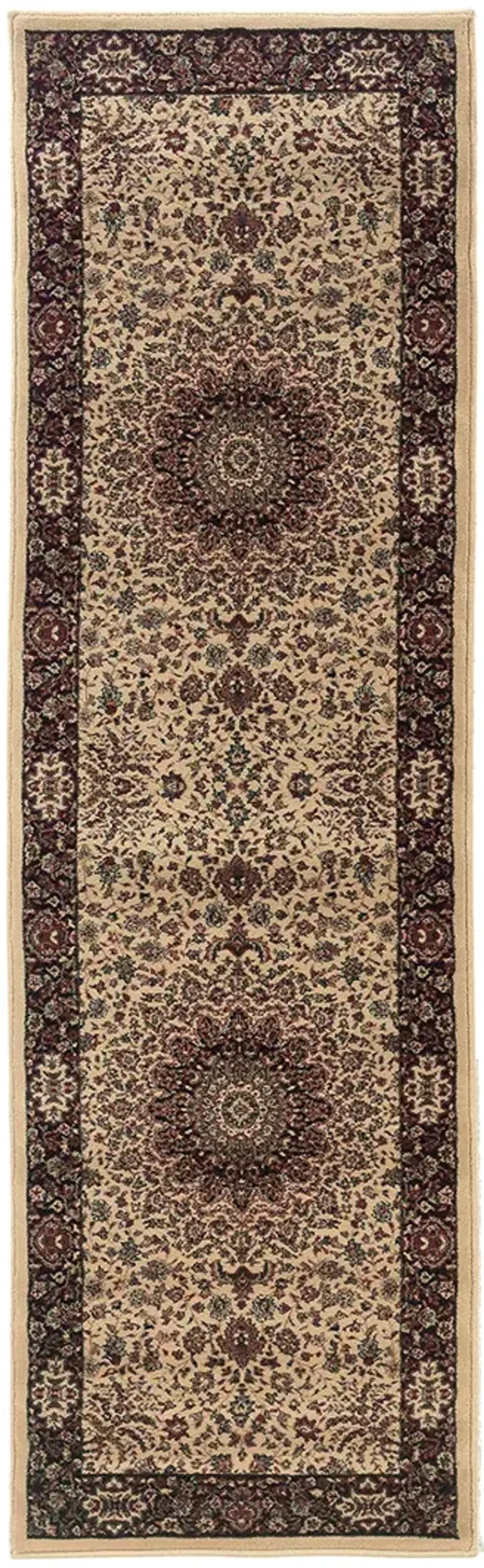 Ariana 2'7" x 9'4" Ivory Rug