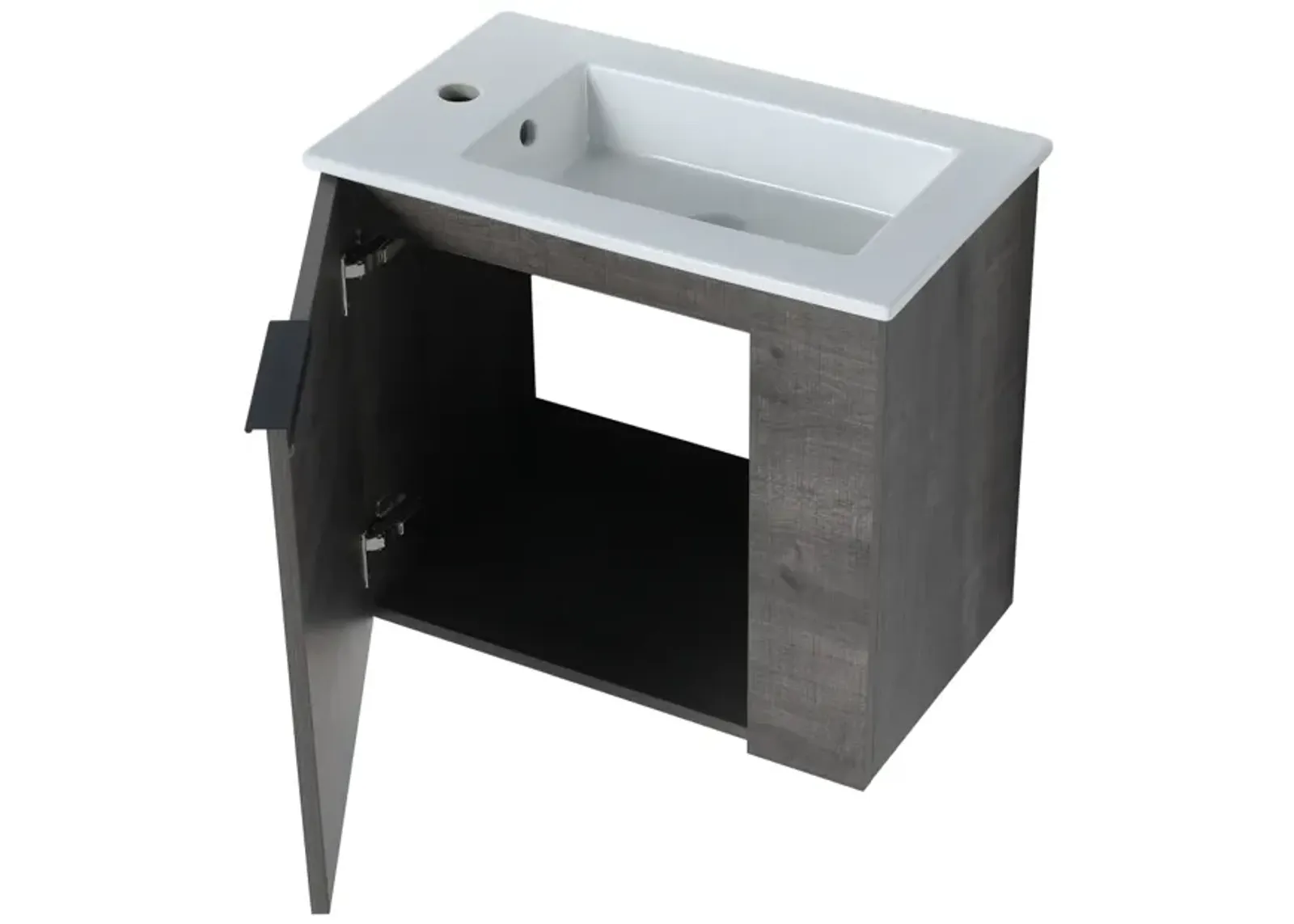 22" Floating Bathroom Vanity with Sink & Soft Close Door