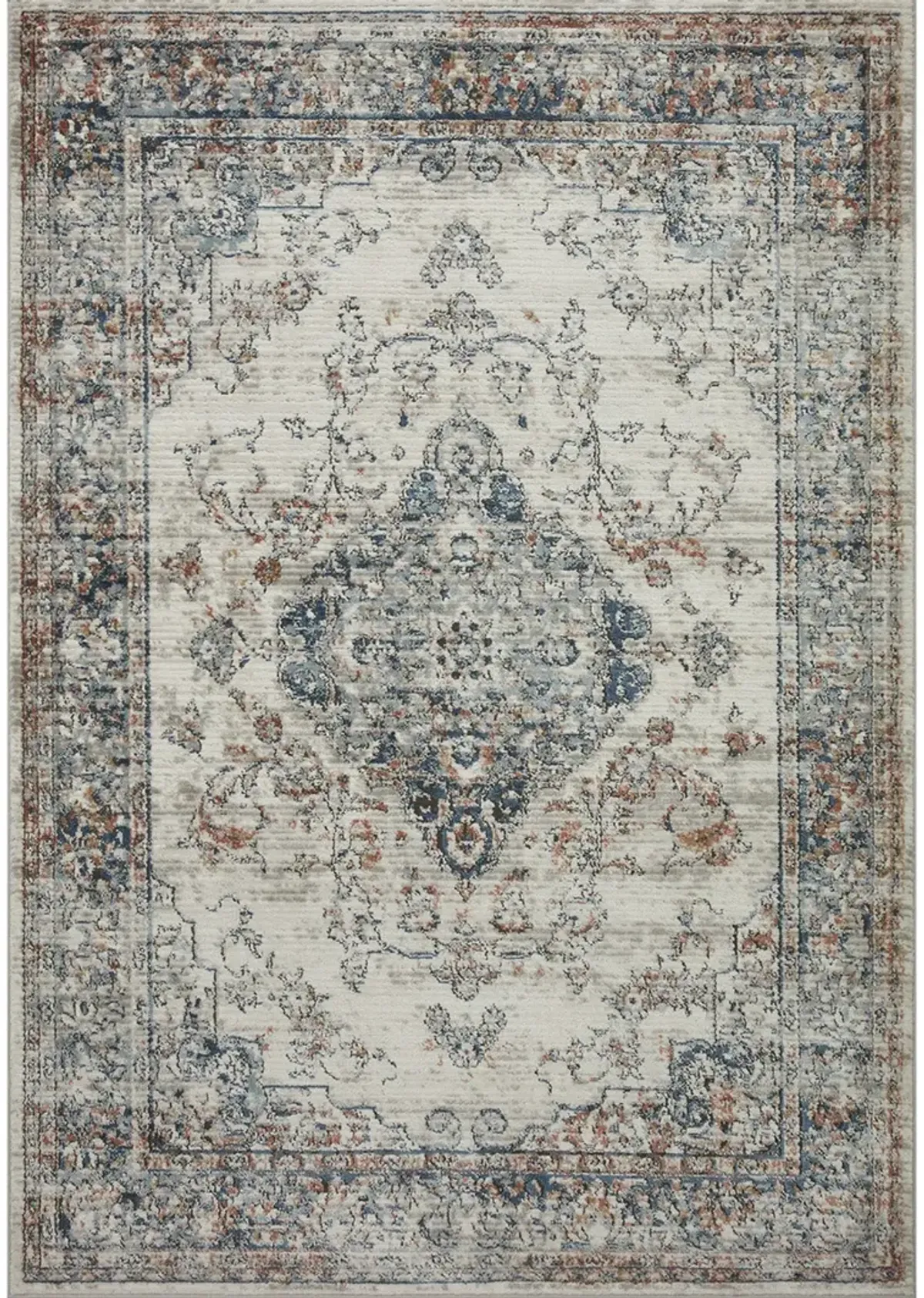 Bianca BIA10 Ivory/Ocean 6'7" x 9'2" Rug