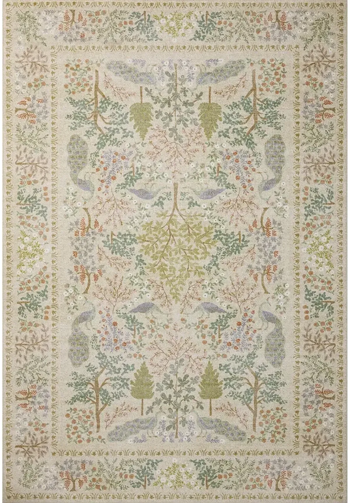 Canopy Cream 5'0" x 5'0" Round Accent Rug