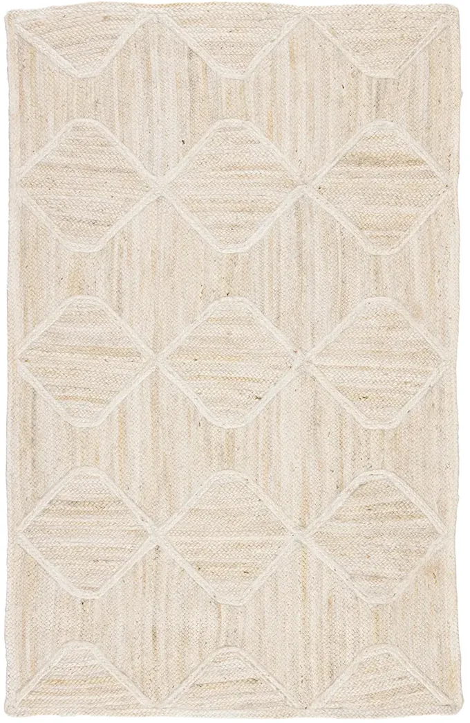 Naturals Tobago Sisal Bow White 5' x 8' Rug