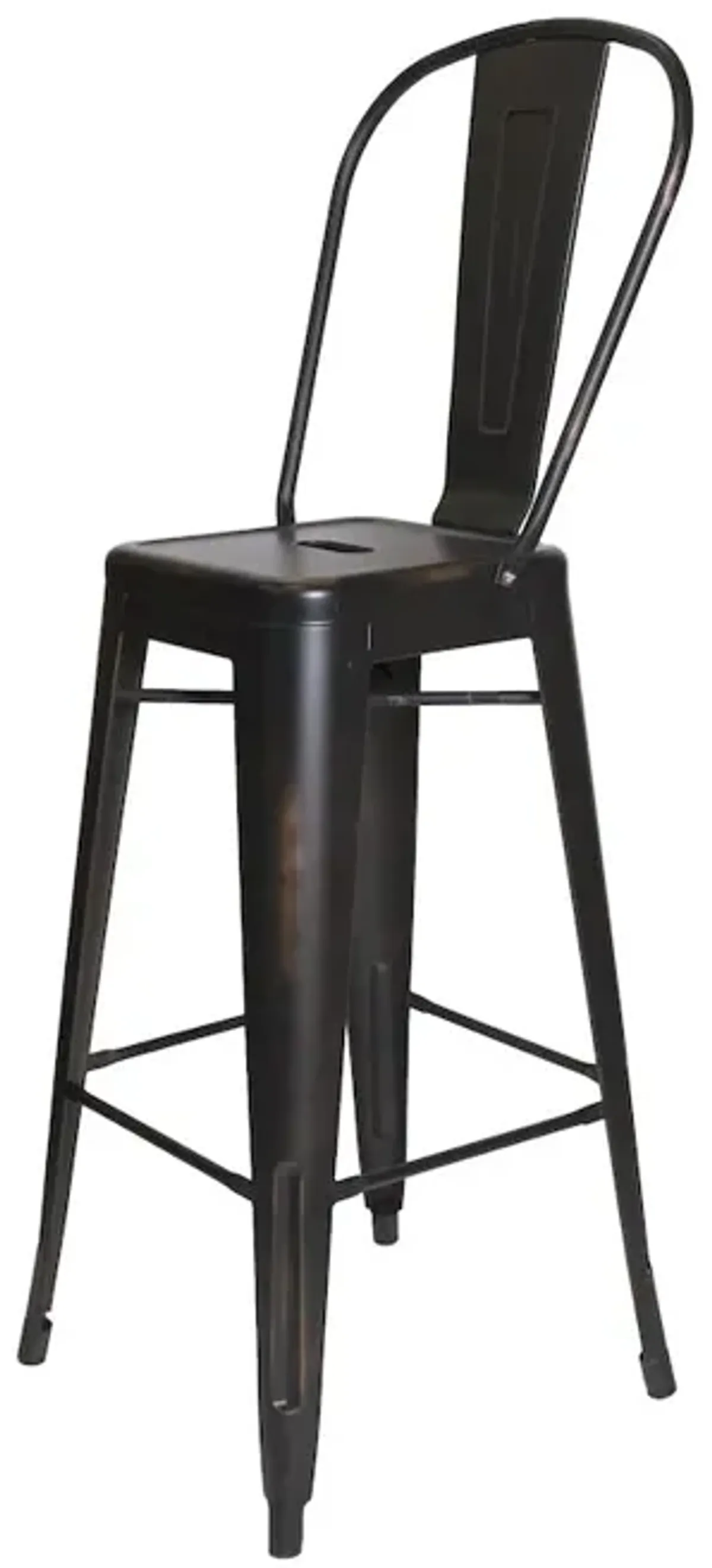 Commerical Seating Products OscarAntique Black Dining Bar Stool Chairs