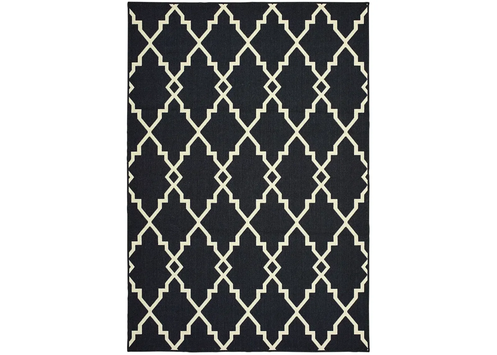 Marina 7'10" Black Rug