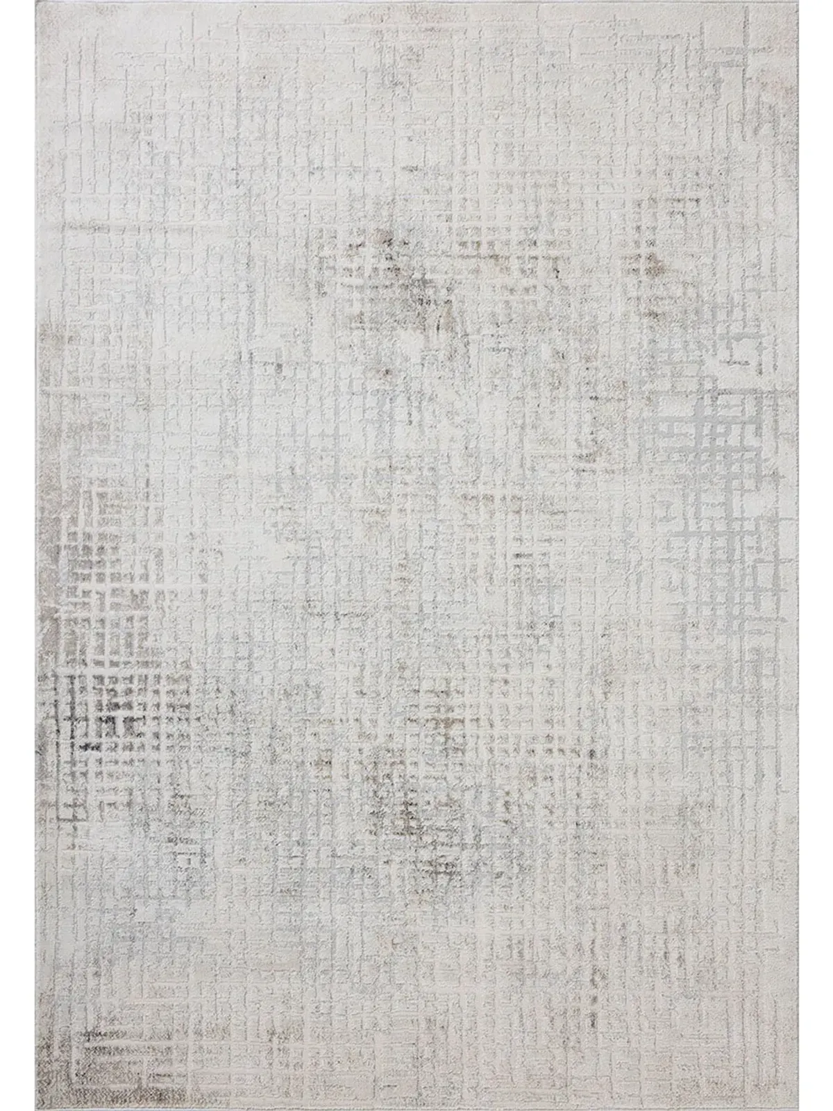 Hollis Ivory/Stone 2'7" x 4' Accent Rug