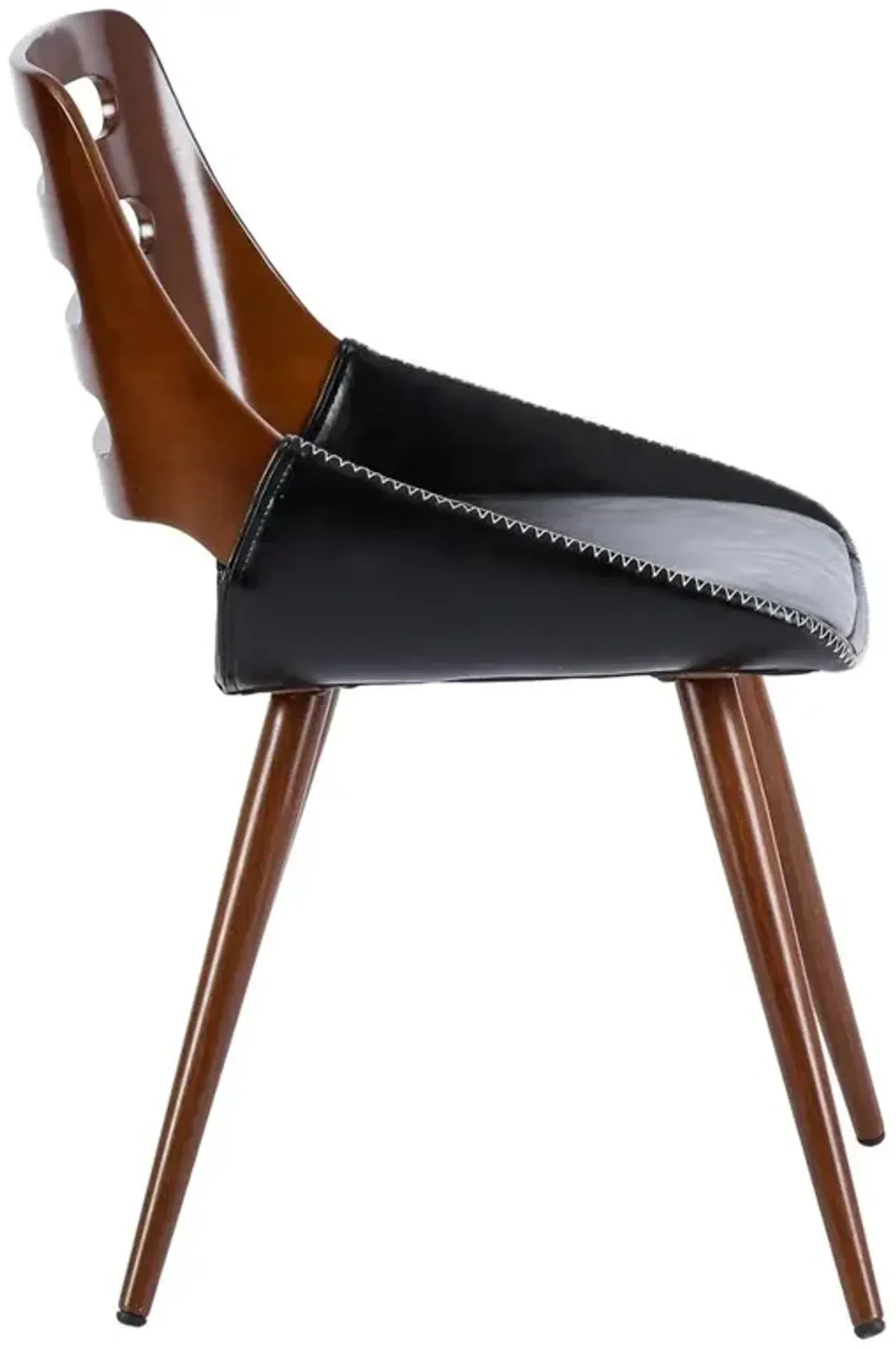 New Pacific Direct Shelton PU Leather Bamboo Chair